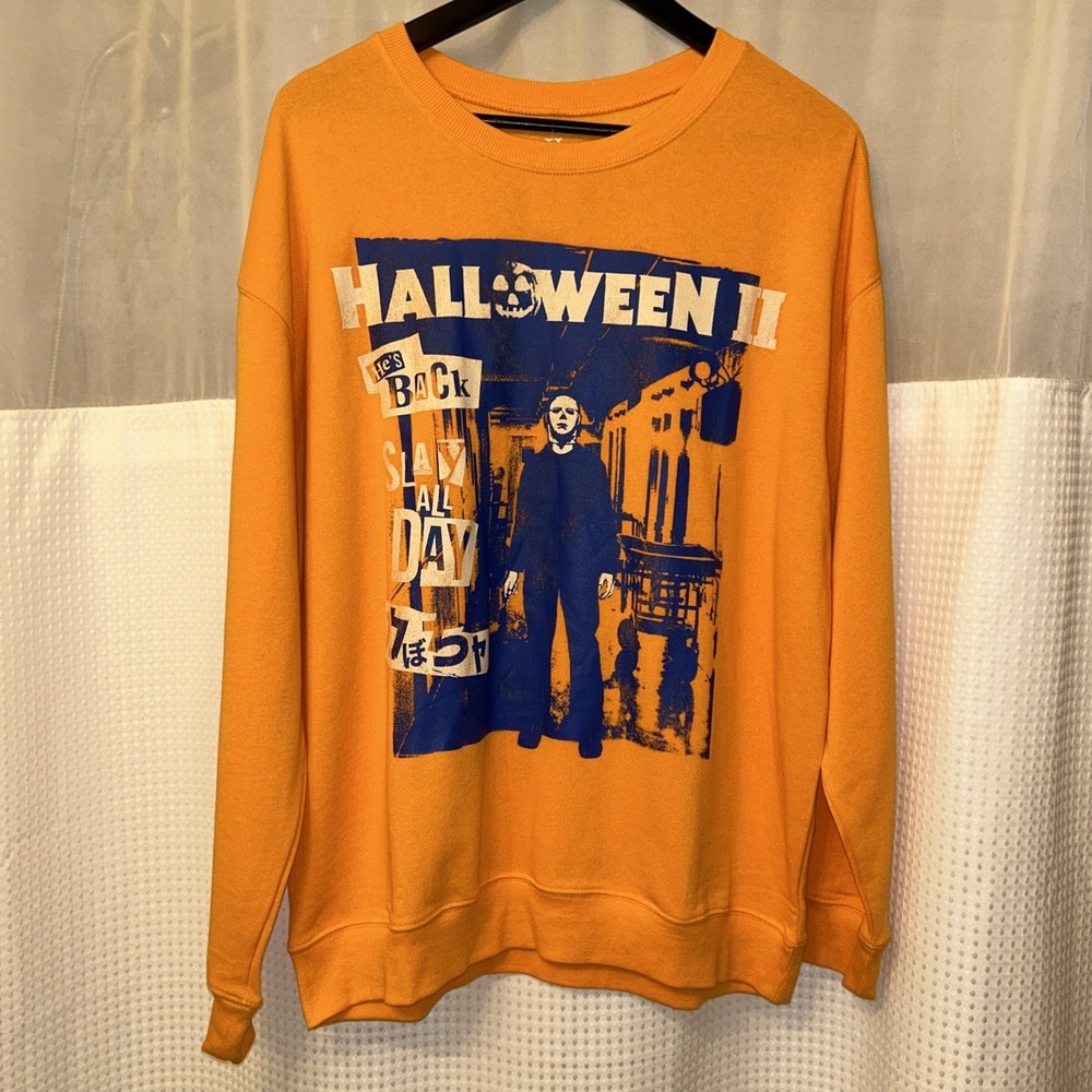 Halloween II Men's Sweatshirt SZ:XL New W/Tags,Cotton Blend, Universal Studios